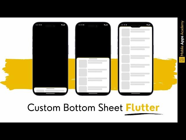 Dynamic Bottom Sheet | FLUTTER Tutorial