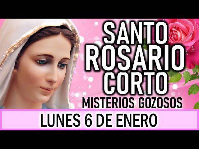 Santo Rosario Corto de hoy Lunes 6 de Enero de 2025  Misterios Gozosos, Rosario a la Virgen María