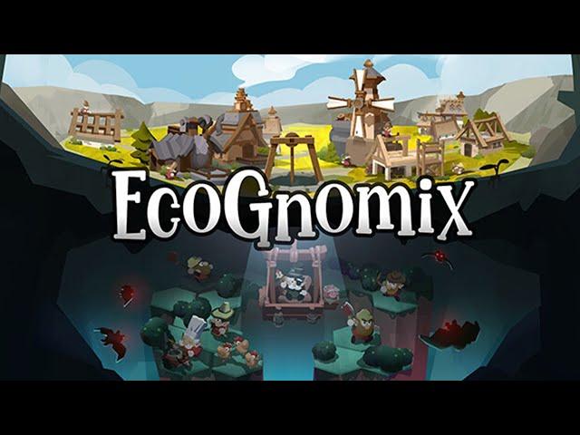 Exploring the Caves and Building a Gnomish City!! - EcoGnomix