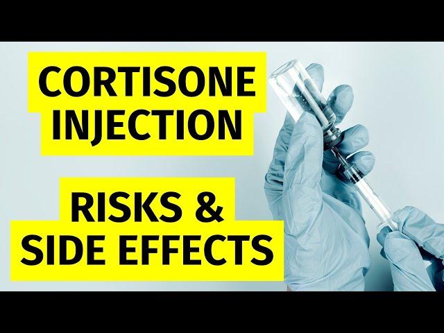 Cortisone injection SIDE effects and RISKS in knees and hips