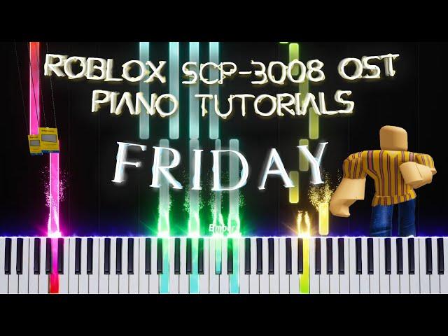 SCP-3008 OST: Friday Theme (Piano Tutorial)