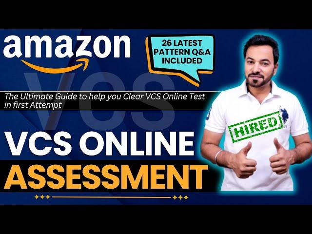 Amazon VCS Online Test 2024 | Amazon VCS Assessment Latest Pattern