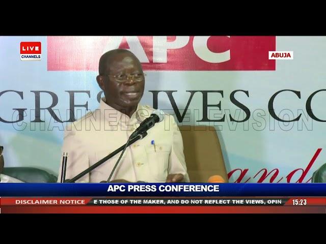 Atiku Is Destined Never To Be President Of Nigeria - Oshiomhole