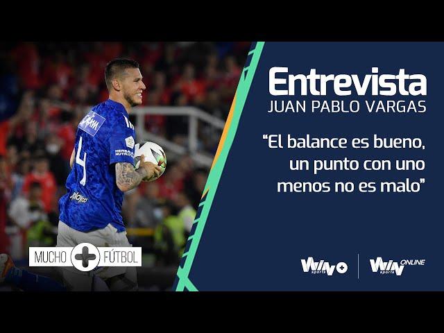 ¿Juan Pablo Vargas lateral? El defensor de de Millonarios contó su experiencia en esa posición