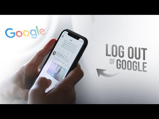 How to Log Out of Google Account on iPhone (tutorial)