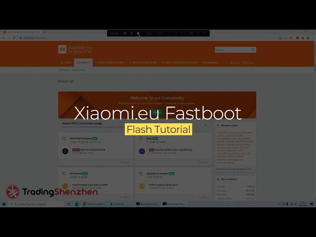 Xiaomi.eu Fastboot Rom Flash Tutorial - Questions and Installation - English