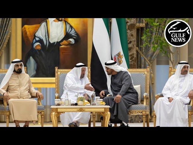 UAE President shares Ramadan greetings with Rulers of other emirates at Qasr Al Watan