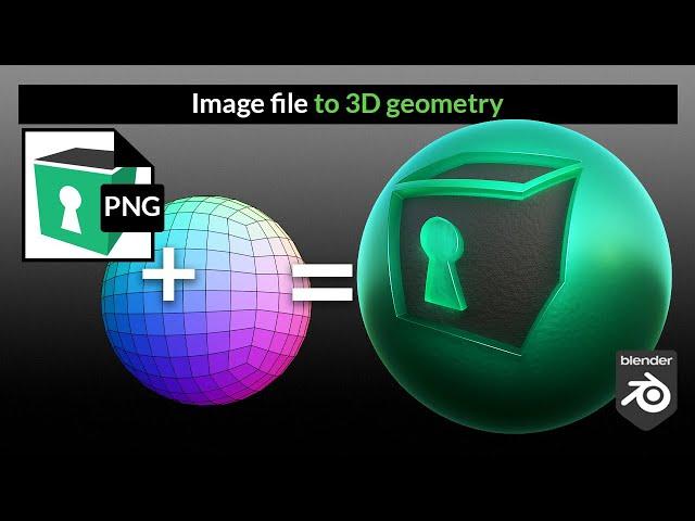 Image File to 3D Geometry | Blender Secrets