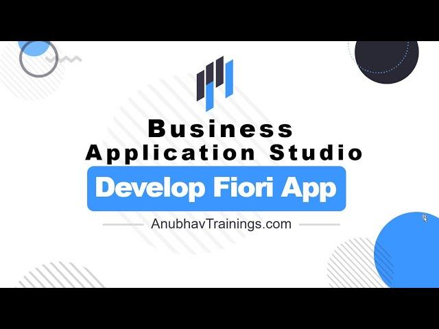 SAP Business Application Studio| Build First Fiori App | Fiori Course on Business Application Studio