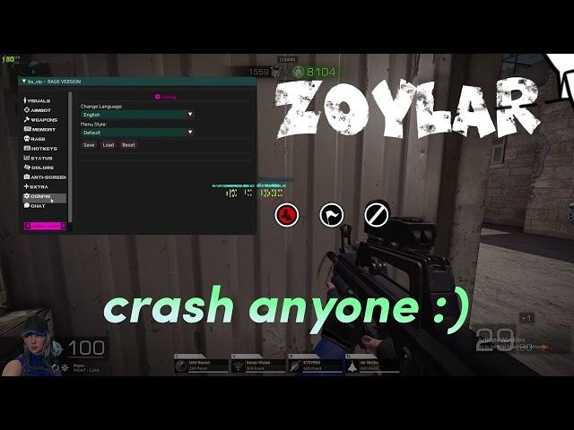 how to crash players in black squad For free ZOYLAR