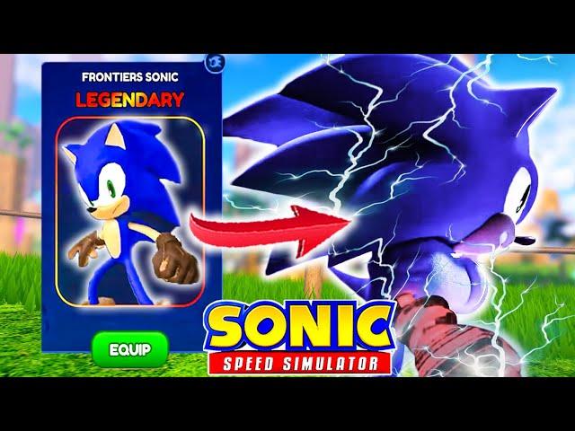 UNLOCK FRONTIERS SONIC FAST LIKE A PRO!! (SONIC SPEED SIMULATOR)