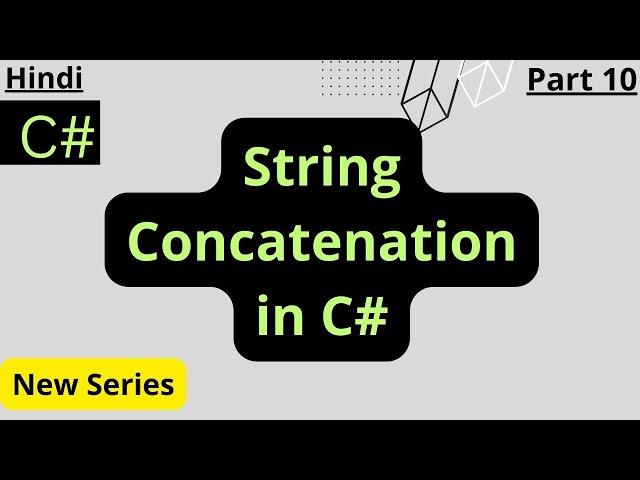 String Concatenation in C#