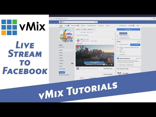 Stream to Facebook Live Tutorial 2020