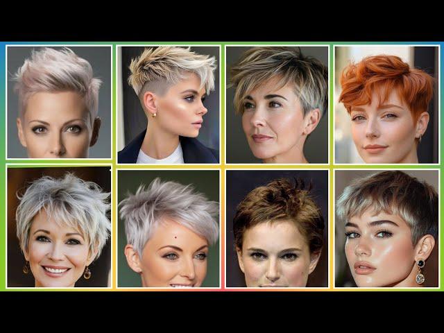 MOST demanding and homecoming short pixie haircut for ladies any ages 30-40-50 #trendyvideo