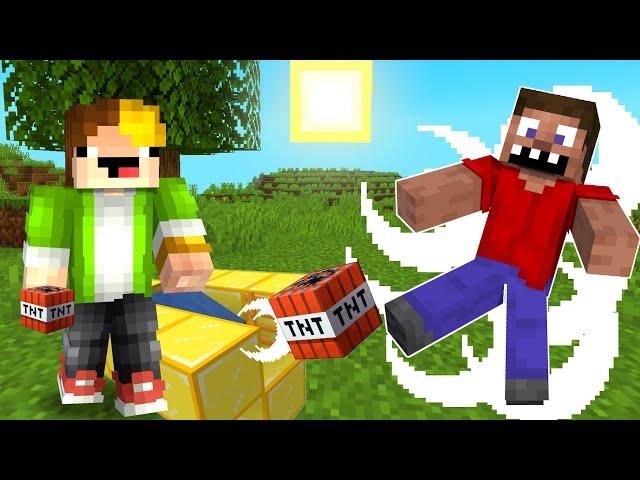 НУБ ВЗОРВАЛ ДОМ ПРО! ДОМ ЛОВУШКА 100% ЗАЩИТА! MINECRAFT Мультик