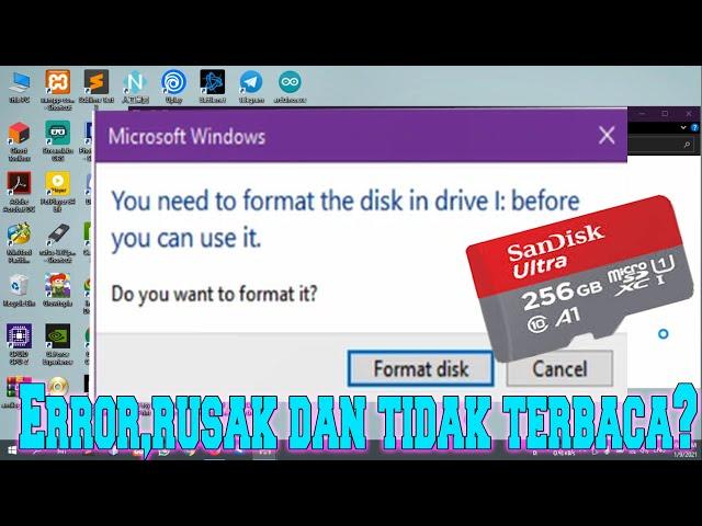 Cara Mengatasi Kartu SD Error Tidak Mau di Format