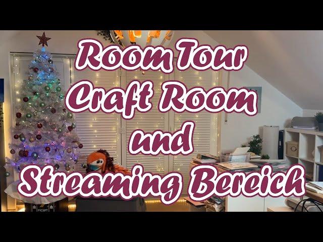 Room Tour || Bastelzimmer || Streaming Bereich || Craft Room || Januar 2024