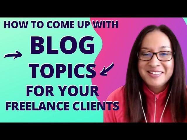 Find Blog Post Topics Quickly for Freelance Writing Jobs