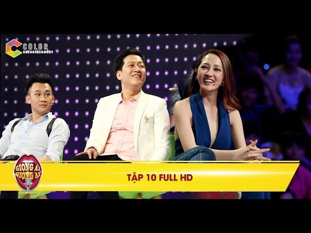 Giọng ải giọng ai | tập 10 full hd: Trường Giang trách Bảo Anh “cướp mất” nguồn sống của thí sinh