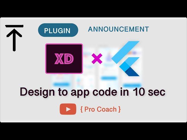 Adobe XD plugin for flutter | Plugin | English | Example | Flutter Announcement