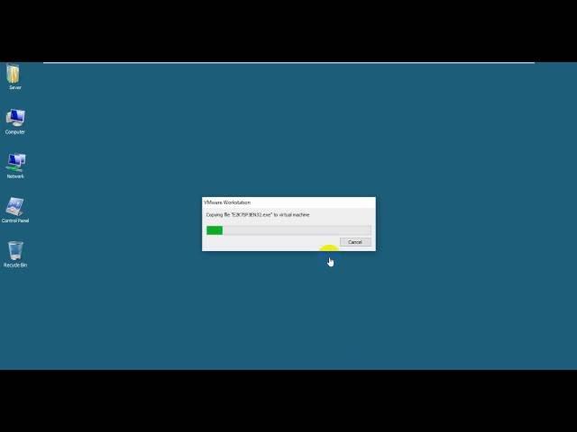 How to copy file to vmware