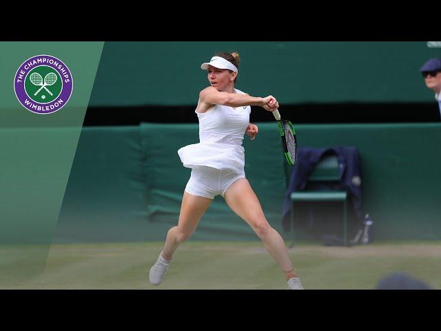 Simona Halep vs Elina Svitolina Wimbledon 2019 semi-final highlights