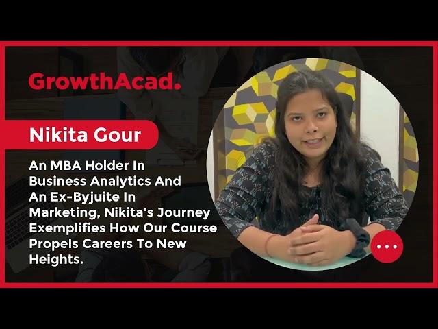 GrowthAcad - Student Review For Best Digital Marketing Course In Nagpur With Placements