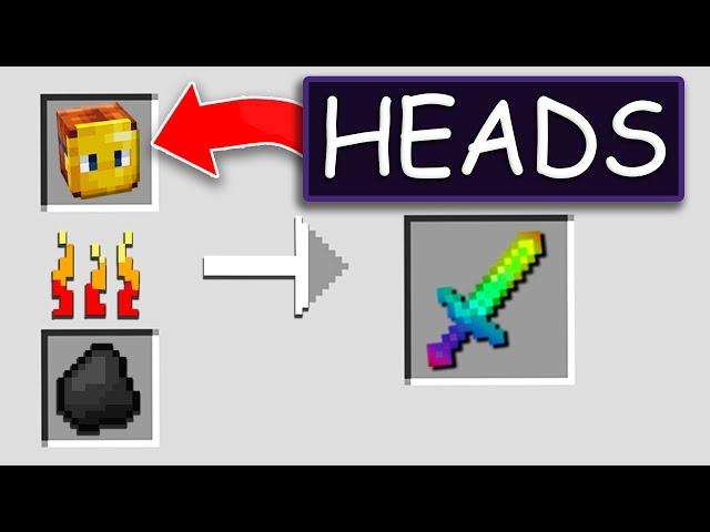 Minecraft Manhunt but SMELTING Hunters Gives OP Loot!