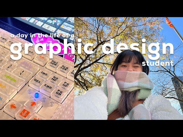 a chill day in the life of a graphic design student in Vancouver‍