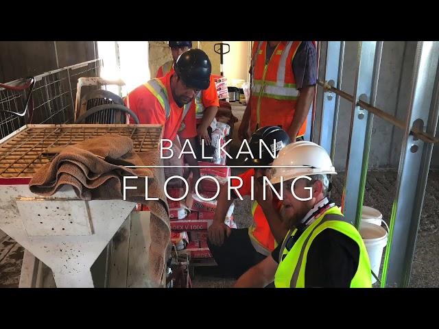 Ardex V1000 pump job with Balkan Flooring