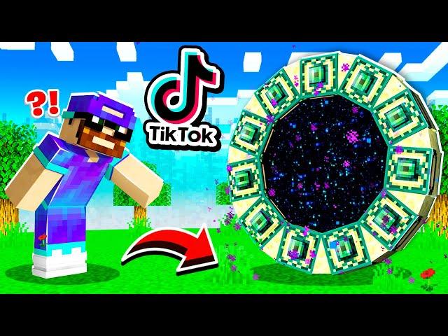 Je teste des HACKS TikTok 1.17 étranges sur Minecraft !