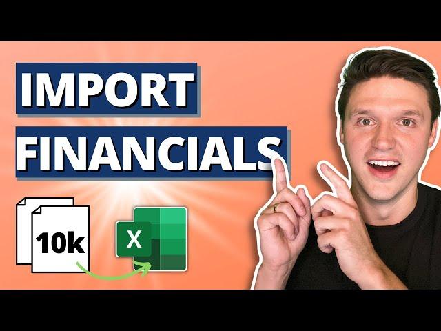 How To Import Company Financials Into Excel