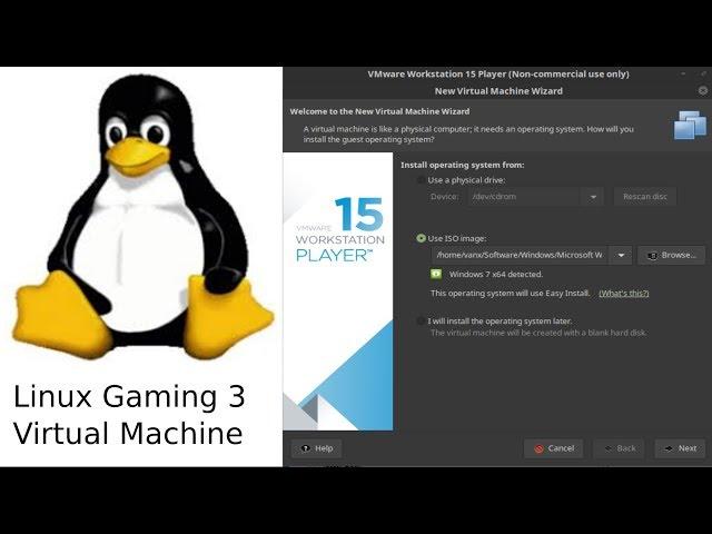 create virtual machine vmware player linux mint windows