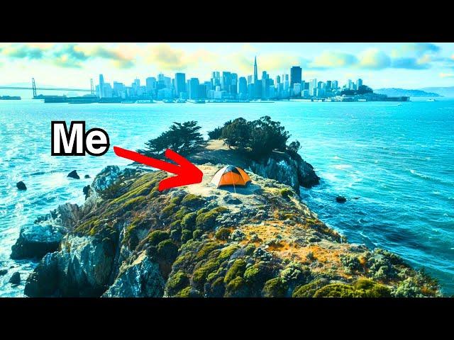 Overnight Camping on Angel Island