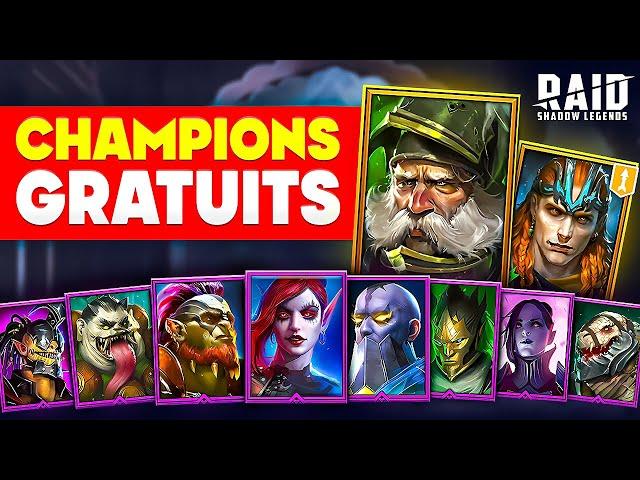 3 LÉGENDES + 30 CHAMPIONS ÉPIQUES GRATUITS ️ Codes Promo Raid Shadow Legends ️ FR 2024