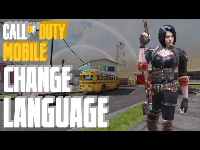 How To Change Language On COD Mobile From Chinese To English or Any Language