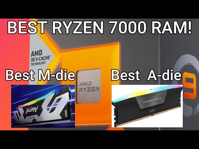 Best Ram Kits For Ryzen 7000 In 2023! (Budget M-Die and Budget A-Die Recommendations)