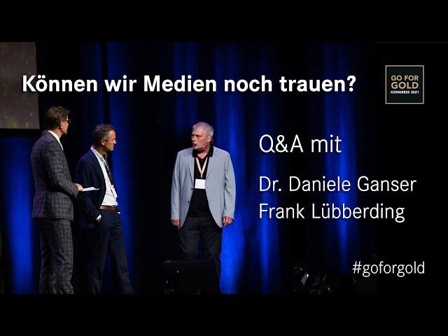 Dr. Daniele Ganser | Podiumsdiskussion | Können wir den Medien noch vertrauen?