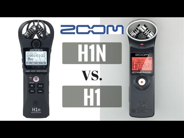 Zoom H1N VS  Zoom H1 - Audio Recorder Comparison