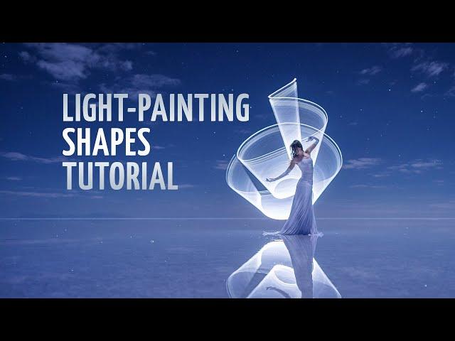 Tube light-painting photography tutorial: drawing shapes! - #117
