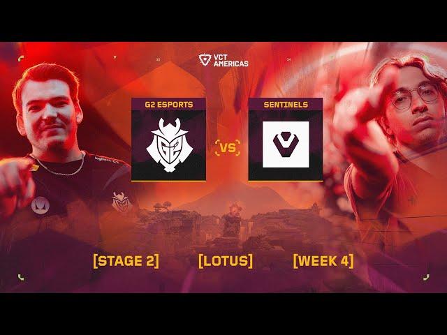 G2 Esports vs Sentinels - VCT Americas Stage 2 - W4D3 - Map 2