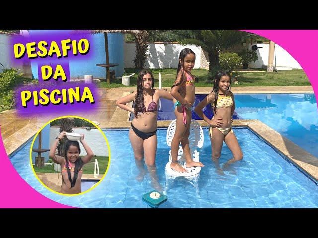 DESAFIO DA PISCINA IMITANDO AS COISAS 