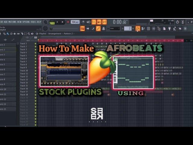 How To Make Afrobeats Using FL Studio Stock Plugins (Morphine) | FL Studio Tutorials