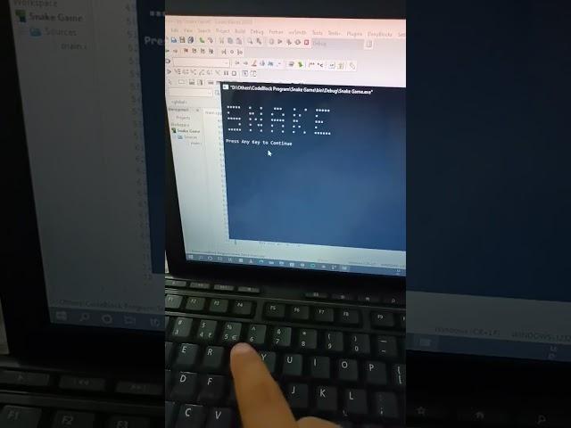 Snake Game using C++ | CodeBlocks | c++ | hack | easy to learn | basic coding| beginning of coding |