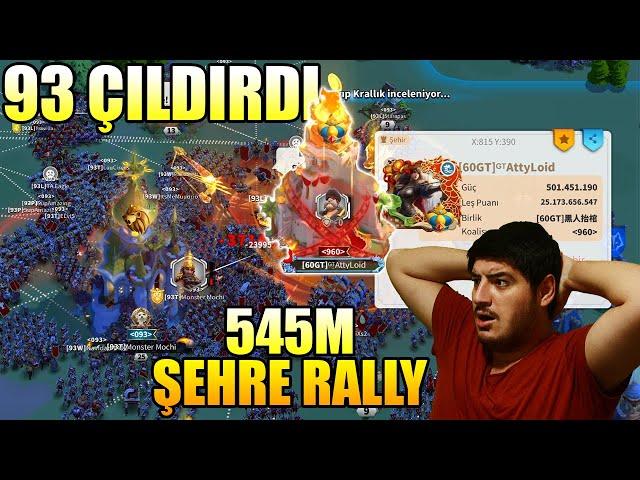 545M ŞEHRE RALLY AÇILDI, MİLYONLARCA ASKER ÖLDÜ - Rise of Kingdoms