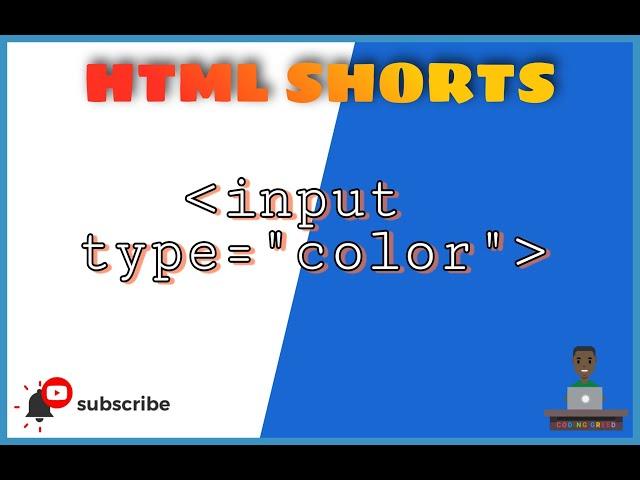 How to use Input Type Color in HTML