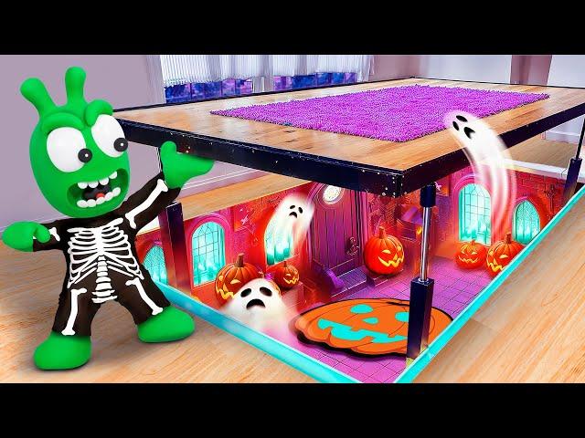 Pea Pea Play in Halloween Secret Room  - Cartoon for kids - PeaPea Wonderland