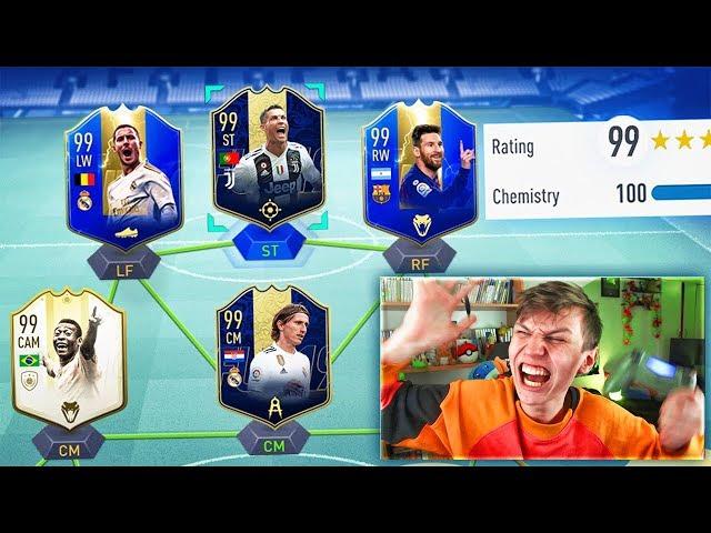 99 RATED!! - 195 RATED TOTS FUT DRAFT CHALLENGE (FIFA 19)