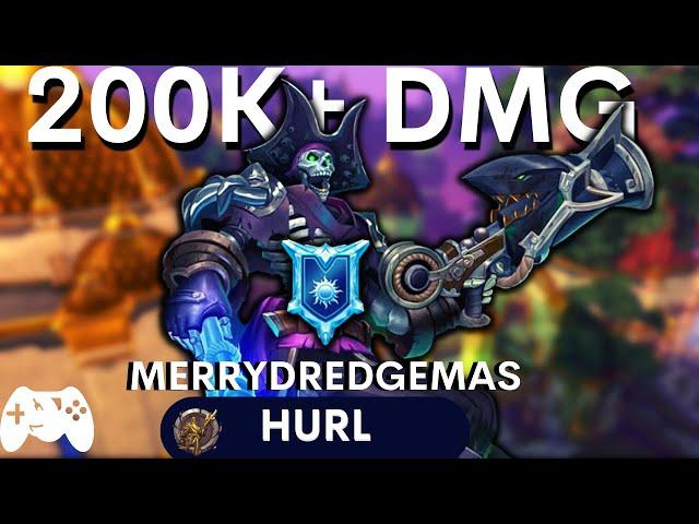 200K+ Dmg Crazy Mid-Air Shots MerryDredgemas (Diamond) Paladins Ranked Competitive Pro Dredge Hurl