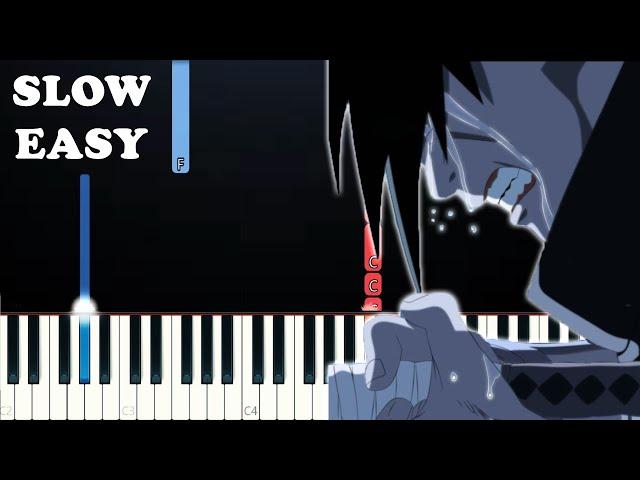 Sadness and Sorrow (Naruto)(SLOW EASY PIANO TUTORIAL)